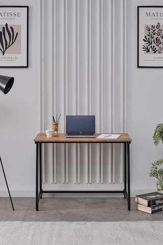 Arpleia Çalışma Masası 100x50 Cm Atlantik Çam  -  Siyah