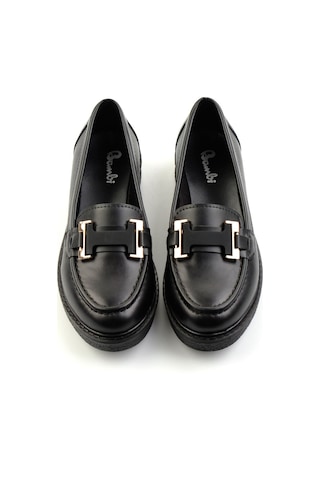 Bambi Siyah Kadın Loafer Ayakkabı K01257050009 Siyah