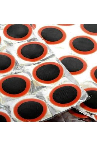 Hsgl Bisiklet Lastik Soğuk Yama Bisiklet Yedek Parça Tamir Kiti 64'lü 20 MM Siyah