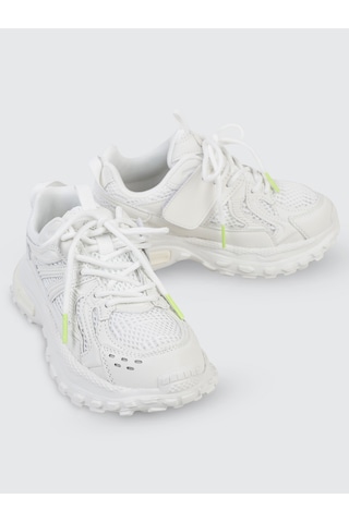 Civil Sport Kız Çocuk Spor Ayakkabı 31-35 Numara Beyaz Beyaz