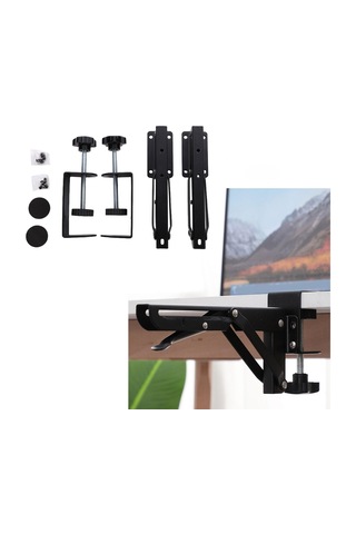 Homyl Klavye Tepsisi Kelepçesi Montajı, 0,5-9,5cm Ayarlanabilir