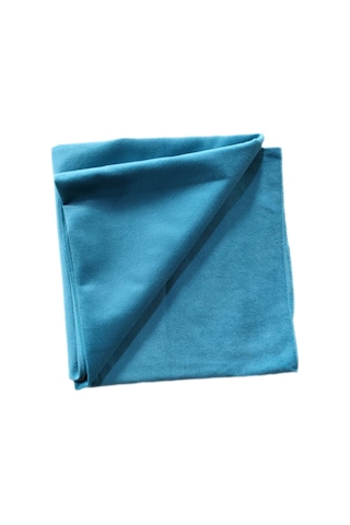 Okey Oyun Masa Örtüsü Kadife 140x140 Mavi