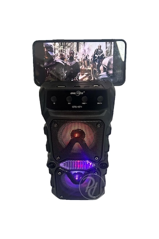 Karaoke Bluetooth Hoparlör Taşınabilir Kablosuz Usb Subwoofer Rgb Işık Fm Sd Mikrofonlu Ses Bombası