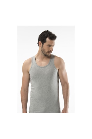 Cacharel 1302 Spor Erkek Atlet - Gri Melanj