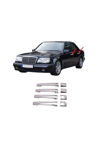Mercedes E Klasse W124 Krom Kapı Kolu 4 Kapı 1984-1995 Paslanmaz Çelik Dzdrk636gs