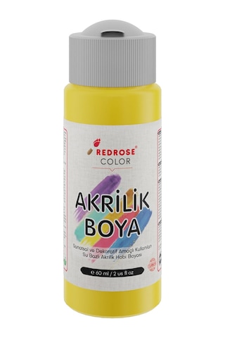 Sarı Akrilik Boya 60ml