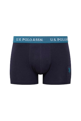 U.S. Polo Assn. U.s Polo Assn. 80515 Erkek Pamuklu 3'lü Boxer-lacivert&baskılı&yeşil Lacivert