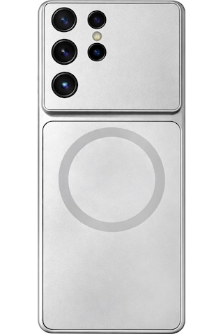 Samsung Galaxy S26 Ultra Uyumlu Kamera Korumalı Magsafe Wireless Şarj Özellikli Full Glass Arka Kapak
