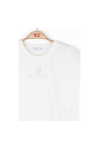 Nk Kids La Boheme Kız Çocuk T-shirt 38302 Ekru