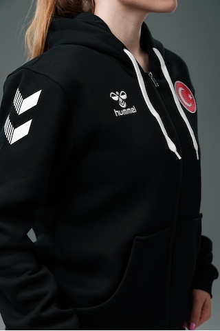 Hummel Armin Milli Takım Pamuklu Eşofman Üstü Siyah