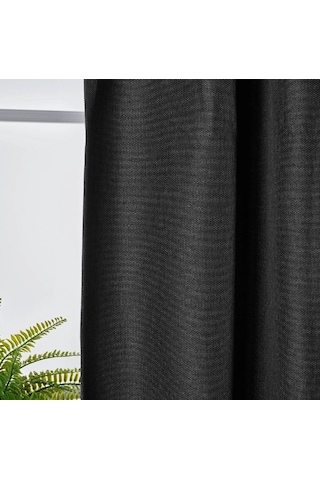 Ikea Annakajsa Fon Perde 145x300 Cm Siyah Gri Siyah - Gri