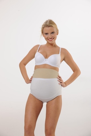 Hmd 1413 Pamuklu Yüksel Bel Hamile Lohusa Külot - Beyaz Beyaz