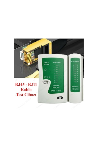 Rj45 Rj11 Cat5/6 Adsl Telefon Network Kablo Test Cihazı