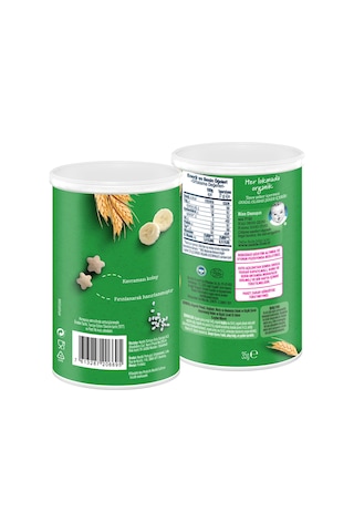 Gerber Organik Pirinçli Buğdaylı Muzlu Bebek Atıştırmalığı 35 G