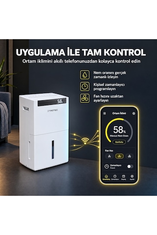 Trotec Ttk-ı 110 E Wifi Hepa Nem Alma Cihazı Beyaz