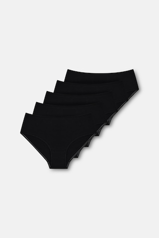 Suwen 5li Pamuklu Basic Yüksek Bel Slip Külot St0058601a1447 Siyah