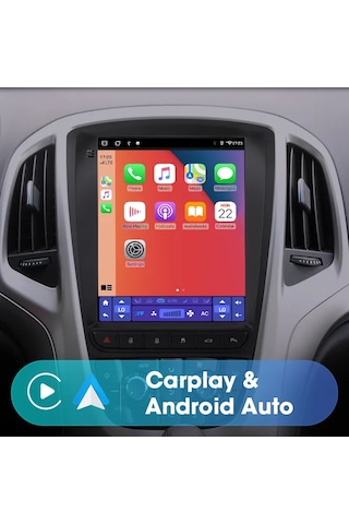 Exvol Opel Astra J Tesla Android Multimedya 4GB/64gb Carplay Ips Hd +Kamera