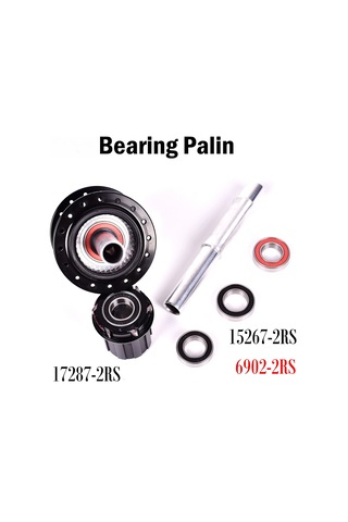 Yaozixa Nbk Orjinal Bisiklet Fırçalama Rulmanları - Dayanıklı, Sürtünme Azaltıcı, Koozer 450/490pro Uyumlu 15267/6902/17287-2rs Çok Renkli