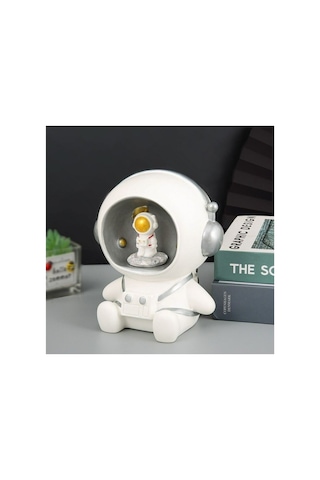 10 Adet Polyester Masa Üstü Astrolog Ledli Lamba Minyatür Saat Piliyle Çalışan Masa Lambası, Led Table Lamp, Dekoratif Aydınlatma Sarı