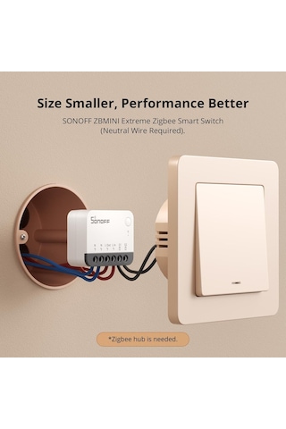 Sonoff Zigbee Mini Akıllı Anahtar, Işık Anahtarı, 2 Yollu Kontrol, Alexa, Google Home Ve Sonoff Hub İle Uyumlu, Zig Diğer