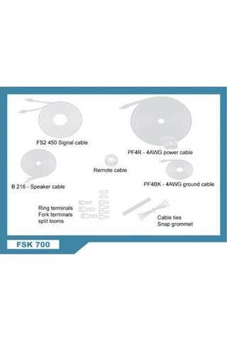 Özenhifi'Den Audison Connection Install Kits Fsk 700