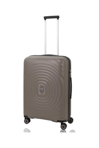 Baggaj V2407 Policarbon Valiz Siyah Set Champagne