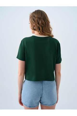 Loft Yeşil Kadın T-shirt Lf2039515 Yeşil
