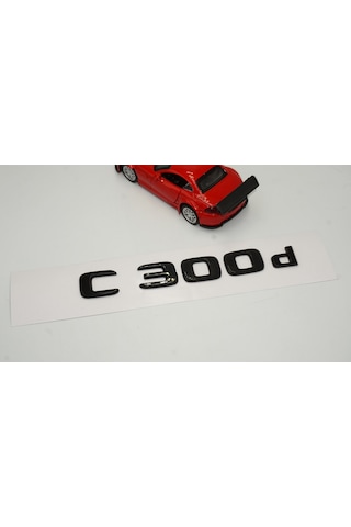 C 300d Bagaj Parlak Siyah ABS 3M 3D Yazı Logo