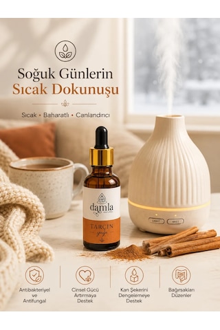 Biodamla Natural Tarçın Yağı 10 Ml