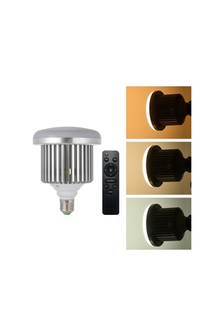 Andoer E27 50 W Ayarlanabilir Parlaklık Led Ampul Lamba Gümüş Diğer