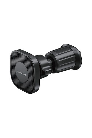 Lenyes Cr193 Havalandırma Tasarım Magnetik Araç Telefon Tutucu Siyah