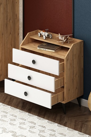 Ronda Şifonyer Atlantik Çam-beyaz Atlantik Çam-beyaz