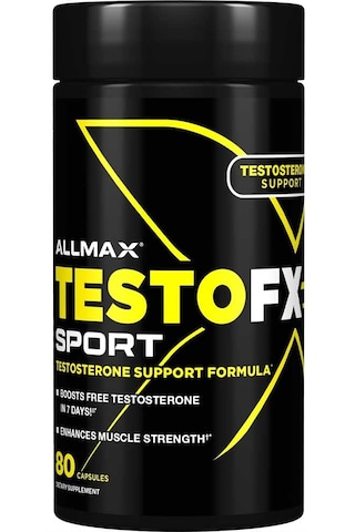 Allmax Testofx Sport Test Booster Tribulus Fenugreek Boron - 80 Caps