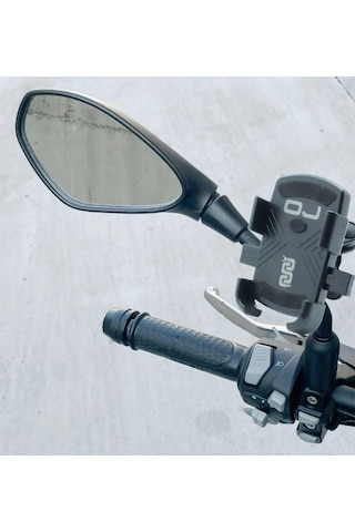 Oj Holder Slide Titreşim Önleyici Motosiklet Telefon Tutucu M284 Siyah