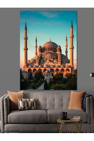 Sultanahmet Camii İstanbul Manzarası Dekoratif Kanvas - Mdf Ahşap Tablo
