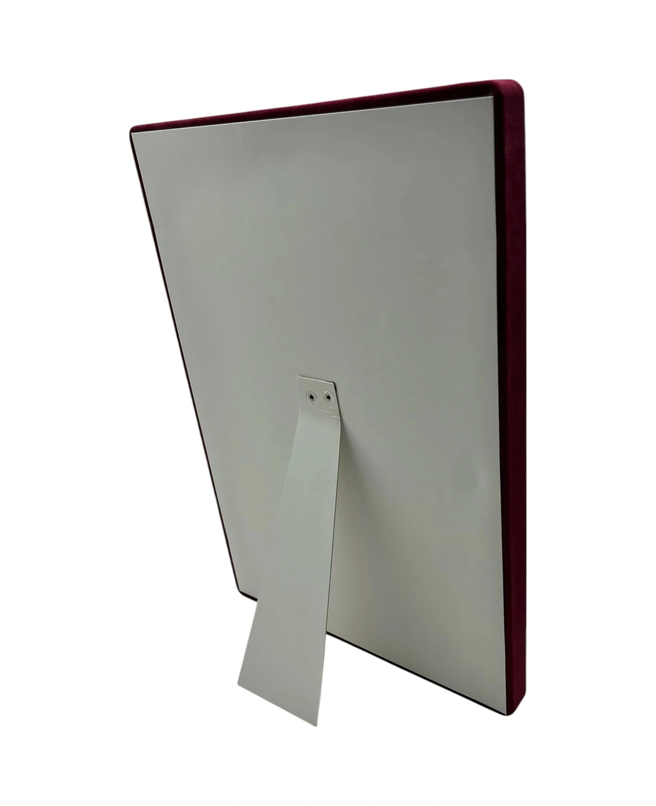 Dikine Süet Kumaş Bordo 34-24 Cm Ayaklı 20 Pedli Kolye Tabla Stand