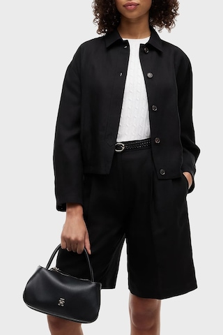 Tommy Hilfiger Çıkarılabilir Askılı Mini Çanta Kadın Çanta Aw0aw18743 Bds Siyah