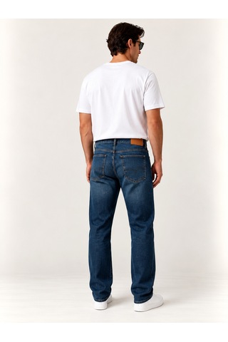 Vigoss Erkek Regular Fit Mıd Rıse Leg Pantolon 73519-73618 Blue Black