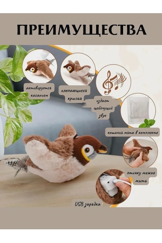 Kediler İçin Etkileşimli Oyuncak 'kuş' 321860329