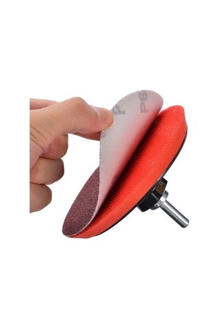 Cırt Zımpara Seti + Matkap Aparatı 115 Mm 14 Parça