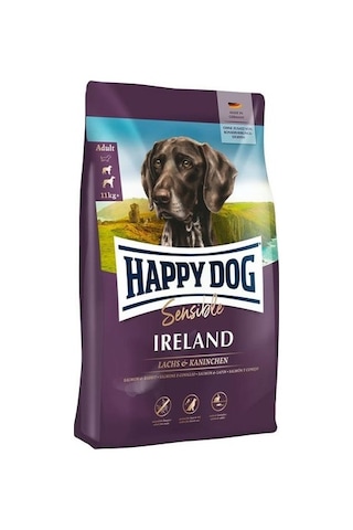 Happy Dog Irland Somonlu ve Tavşanlı Yetişkin Hassas Köpek Maması 4 KG