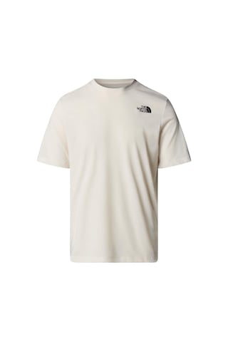 The North Face Erkek Foundatıon Mountaıns Faces Tişört Nf0a8bqwqlı1 Beyaz