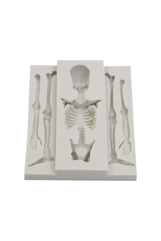 Gatherco Kafatası İskeleti Çikolata Silikon Kalıpları 3d İskelet Kemik Silikon Kalıp Şeker Kurabiye Yapımı İçin Kendin Yap Pişirme