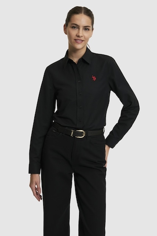 U.s. Polo Assn. Kadın Siyah Gömlek Basic 50324791-vr046
