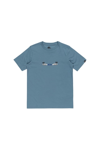 Quiksilver Surf Core Youth Erkek Çocuk Mavi Tişört W12 Çok Renkli