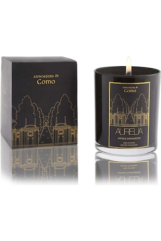Aurelia Geneve Atmosfera Di Como - Antique Sandalwood - Sandal Ağacı Kokulu Mum - 210 G