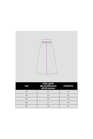 Angel&co. Girls Clothing Modest Uzun Kız Çocuk Mevsimlik Etek- Soft Mercan - 791131271 Soft Mercan