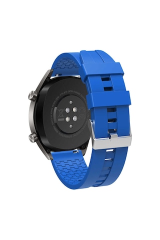 Ekılıf - Huawei Watch Gt3 46mm Uyumlu - Kordon Silikon Kordon Krd-23 - Yeşil