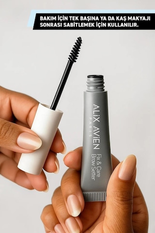 Alix Avien Fix & Care Brow Setter Make Up Fixing Uzun Süre Kalıcı Doğal Hacim Veren Besleyici Kaş Sabitleyici Bakım Jeli