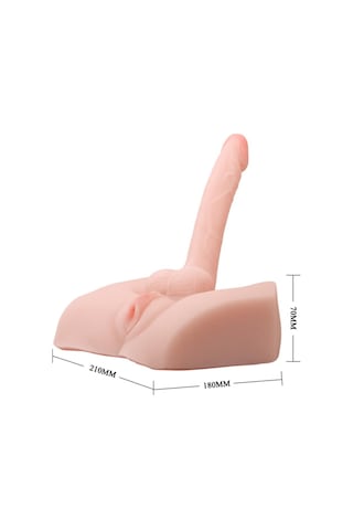 Lilitu Shop Titreşimli Ses Çıkarma Özelliğine Sahip Realistik Penis Ve Vajina